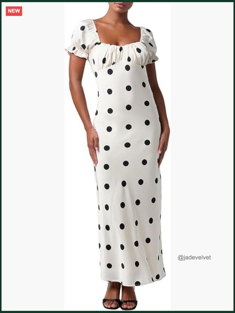 Puff Sleeve Maxi Dress A-Line Formal Zipper Back
